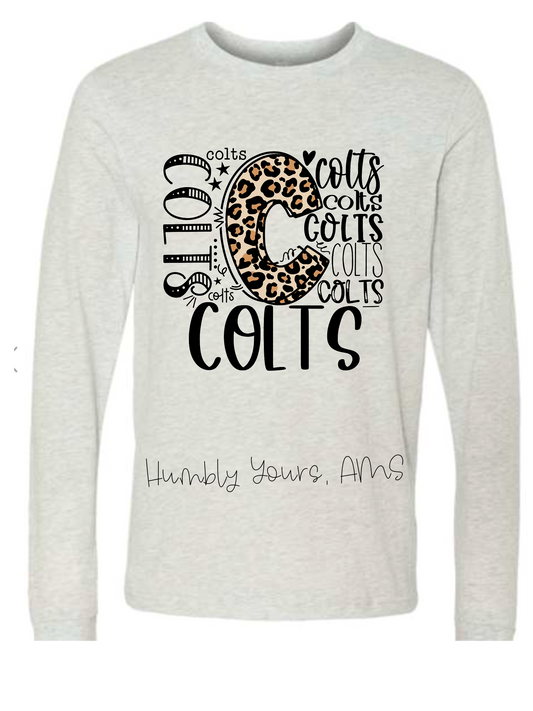 Colts Typography Long Sleeve