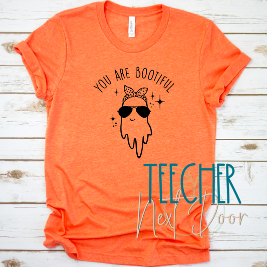 You Are BOOtiful tee