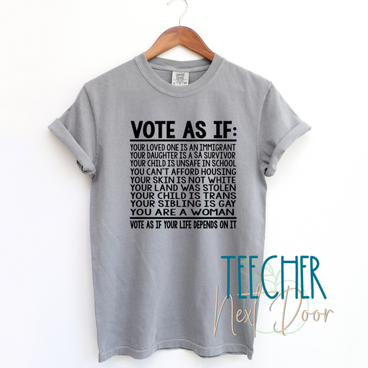 Vote As If..