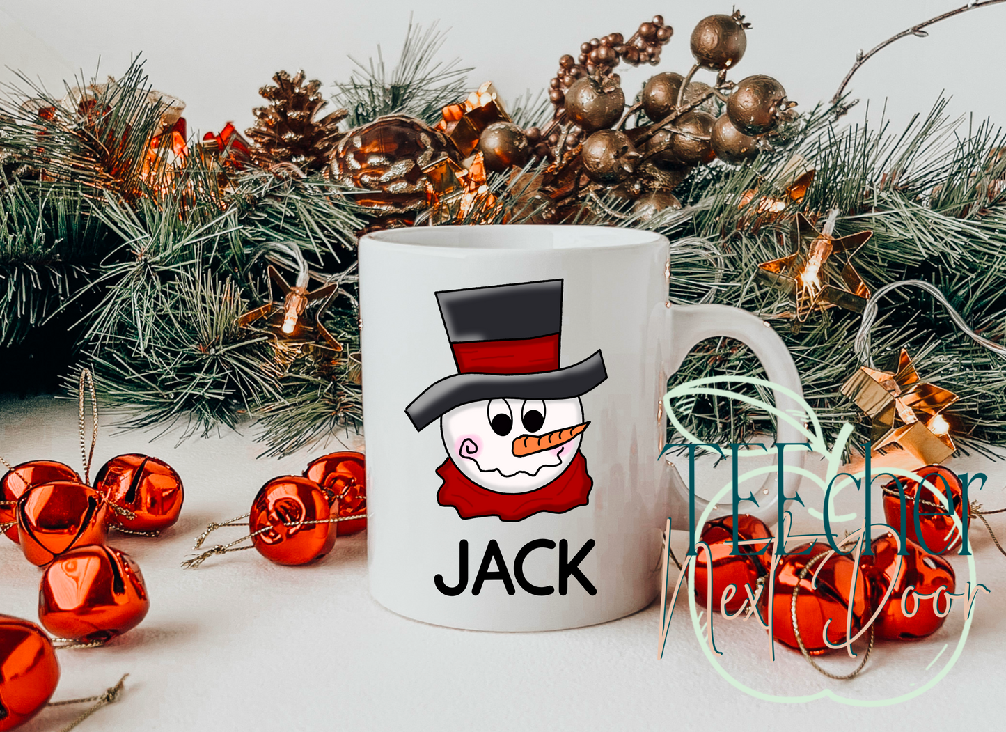 Christmas Friends Plastic Mug