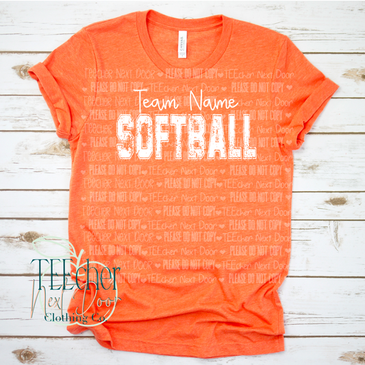 Custom Team Softball