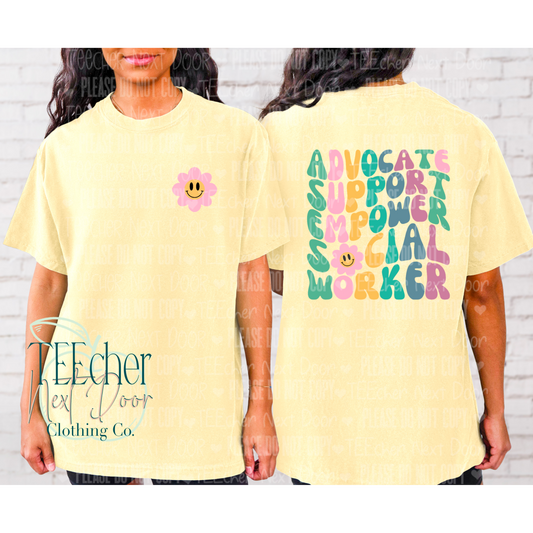 Social Workers Advocate Tee