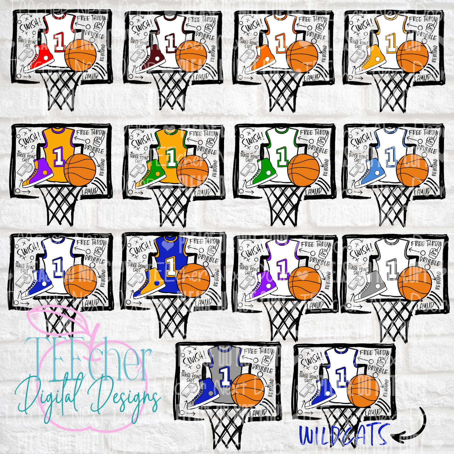 EXCLUSIVE- Backboard Collage Front Only