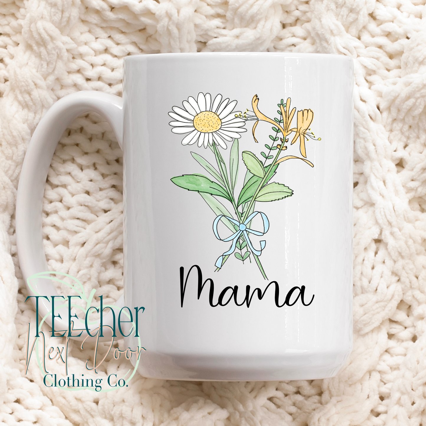 Birth Month Flowers- Bouquet Mug