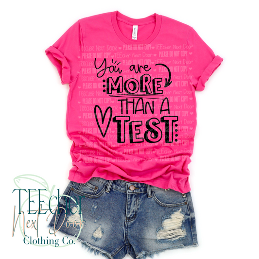 Teacher World Tee Sweatshirt. Teacher Graphic Tee. Test Day. Teacher Shirts.