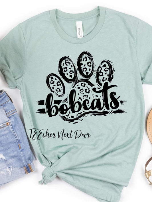 Bobcats Macot Paw Print