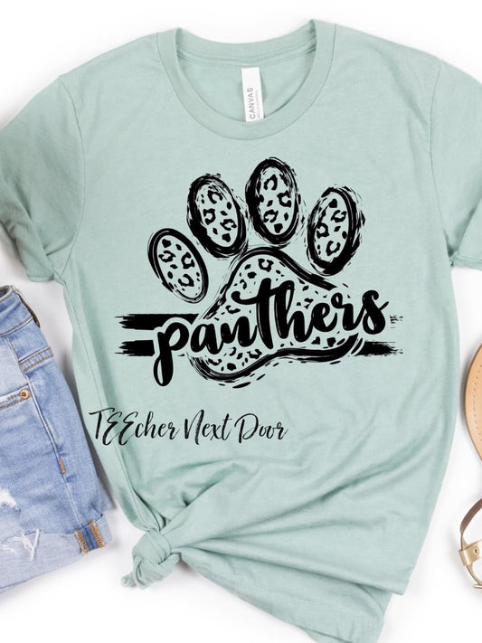 Panthers Mascot Paw Print