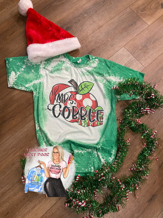 Personalized Christmas Gifts Apple Tee